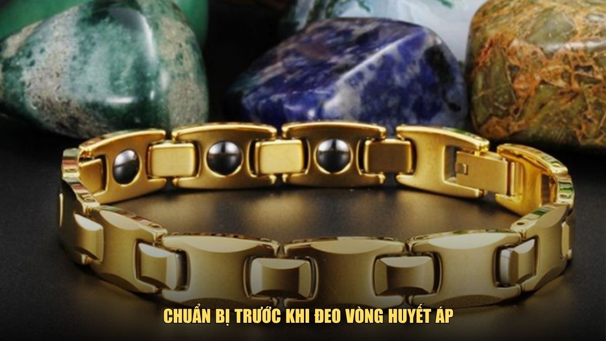 Chuẩn bị trước khi đeo vòng huyết áp