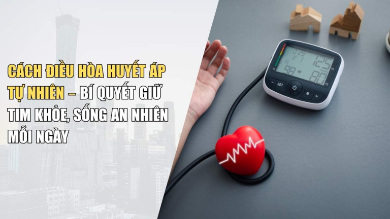 Cách Điều Hòa Huyết Áp Tự Nhiên – Bí Quyết Giữ Tim Khỏe, Sống An Nhiên Mỗi Ngày