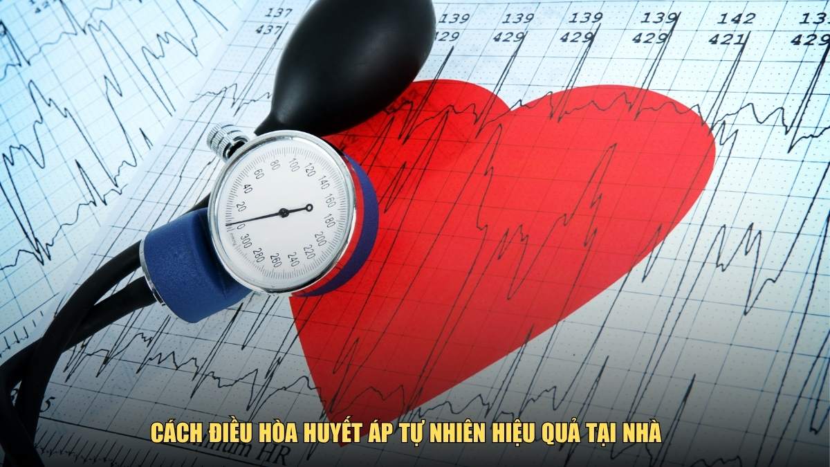Cách điều hòa huyết áp tự nhiên hiệu quả tại nhà
