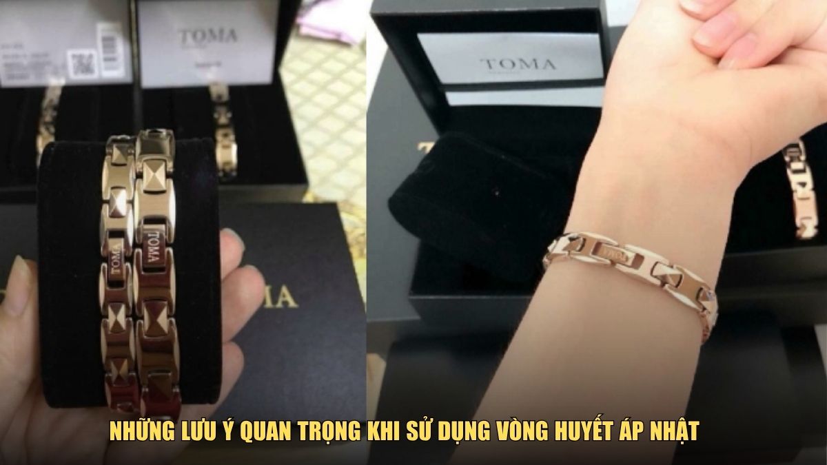 Những lưu ý quan trọng khi sử dụng vòng huyết áp Nhật
