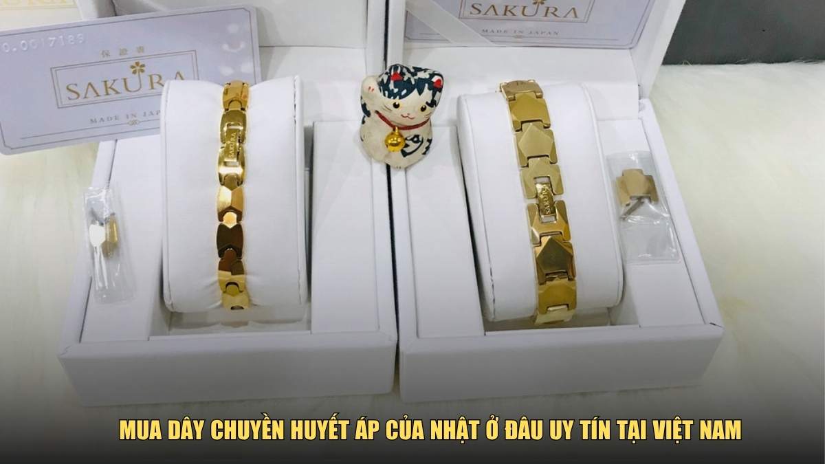 Mua dây chuyền huyết áp của Nhật ở đâu uy tín tại Việt Nam