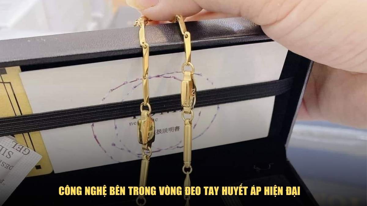Công nghệ bên trong vòng đeo tay huyết áp hiện đại